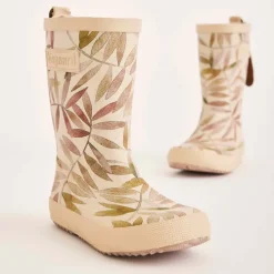 Bisgaard Beige Leaves gummistøvle^Børn Pige|Udsalg