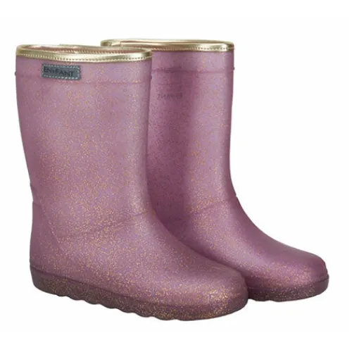 En fant glitter gummistøvle^Børn Pige|Udsalg