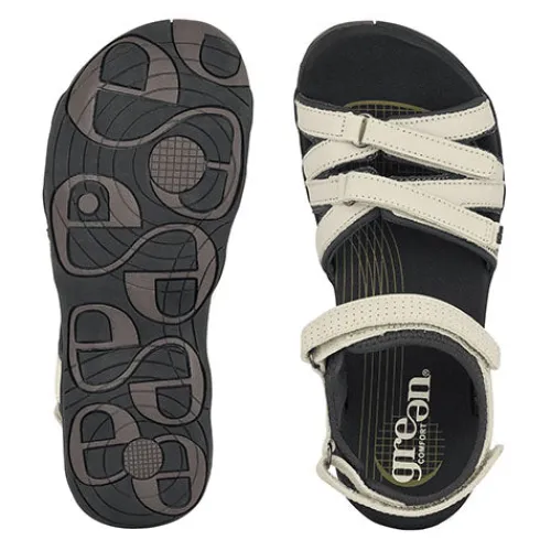 Green Comfort Corsica sandal^Dame Sandaler