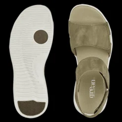 Green Comfort Leaf Lucy sandal^Dame Sandaler