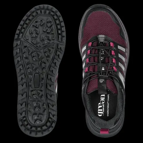 Green Comfort Track n’ trail sko^Dame Sneakers|Sko