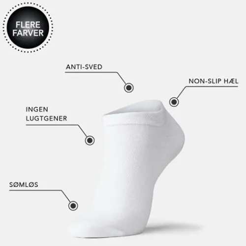 Iqsox IQ SOX Premium Bambus Footies^ Strømper