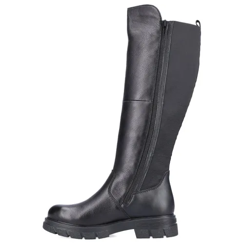 Rieker lang støvle^Dame Udsalg|Støvler