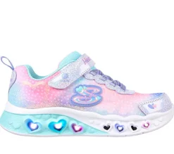 Skechers S Lights Flutter Heart Lights sko^Børn Pige|Udsalg