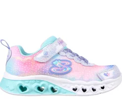 Skechers S Lights Flutter Heart Lights sko^Børn Pige|Udsalg