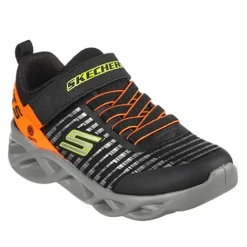 Skechers S Lights Twisty Brights sko^Børn Dreng|Udsalg
