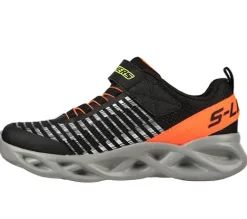 Skechers S Lights Twisty Brights sko^Børn Dreng|Udsalg