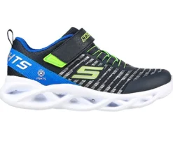 Skechers S Lights Twisty Brights sko^Børn Dreng|Udsalg