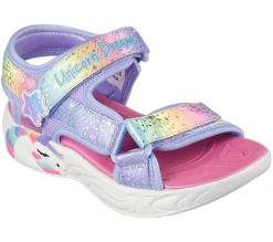 Skechers S Lights Unicorn Dreams sandal^Børn Pige|Sandaler