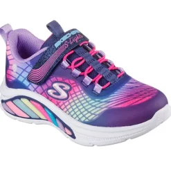 Skechers S-Lights Rainbow Cruisers sko^Børn Pige|Sneakers