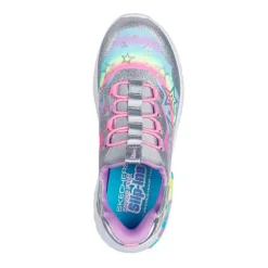 Skechers Slip-ins S Lights Unicorn Dreams sko^Børn Pige|Sneakers