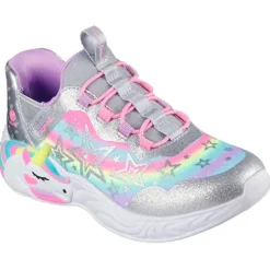 Skechers Slip-ins S Lights Unicorn Dreams sko^Børn Pige|Sneakers