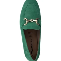 Tamaris Green loafer sko^Dame Udsalg|Sko