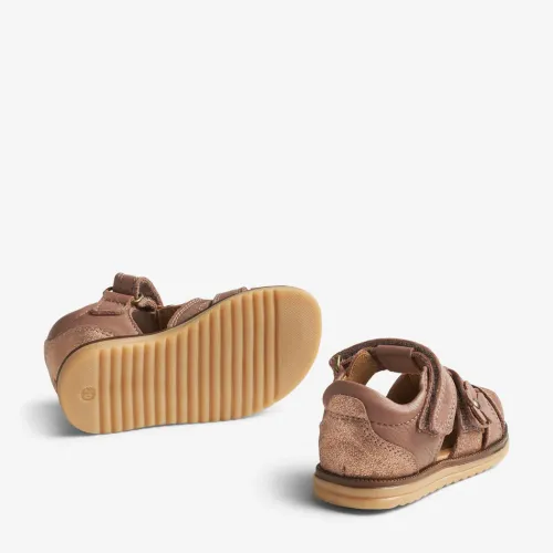 Wheat Sky Flower sandal^Børn Pige|Pige