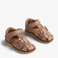 Wheat Sky Flower sandal^Børn Pige|Pige