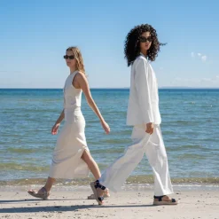 Woden Line Glitter sandal^Dame Sandaler