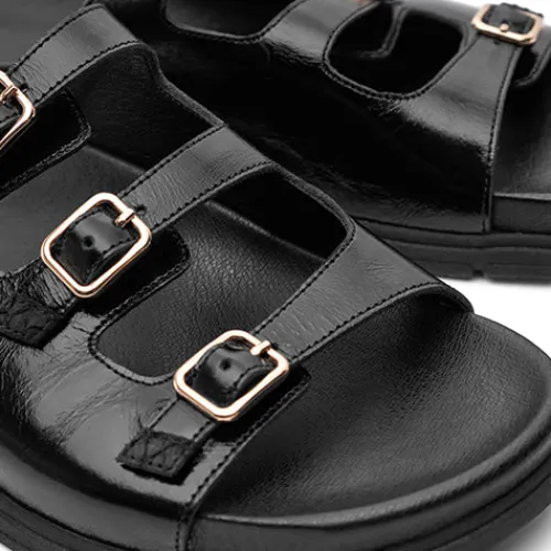 Woden Shoe The Bear Ellen Buckle sandal^Dame Udsalg|Sandaler